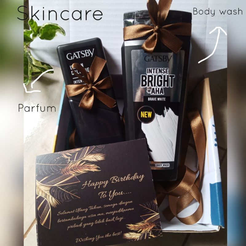 Hampers Skincare Cowok Kado Wisuda hadiah ulang tahun