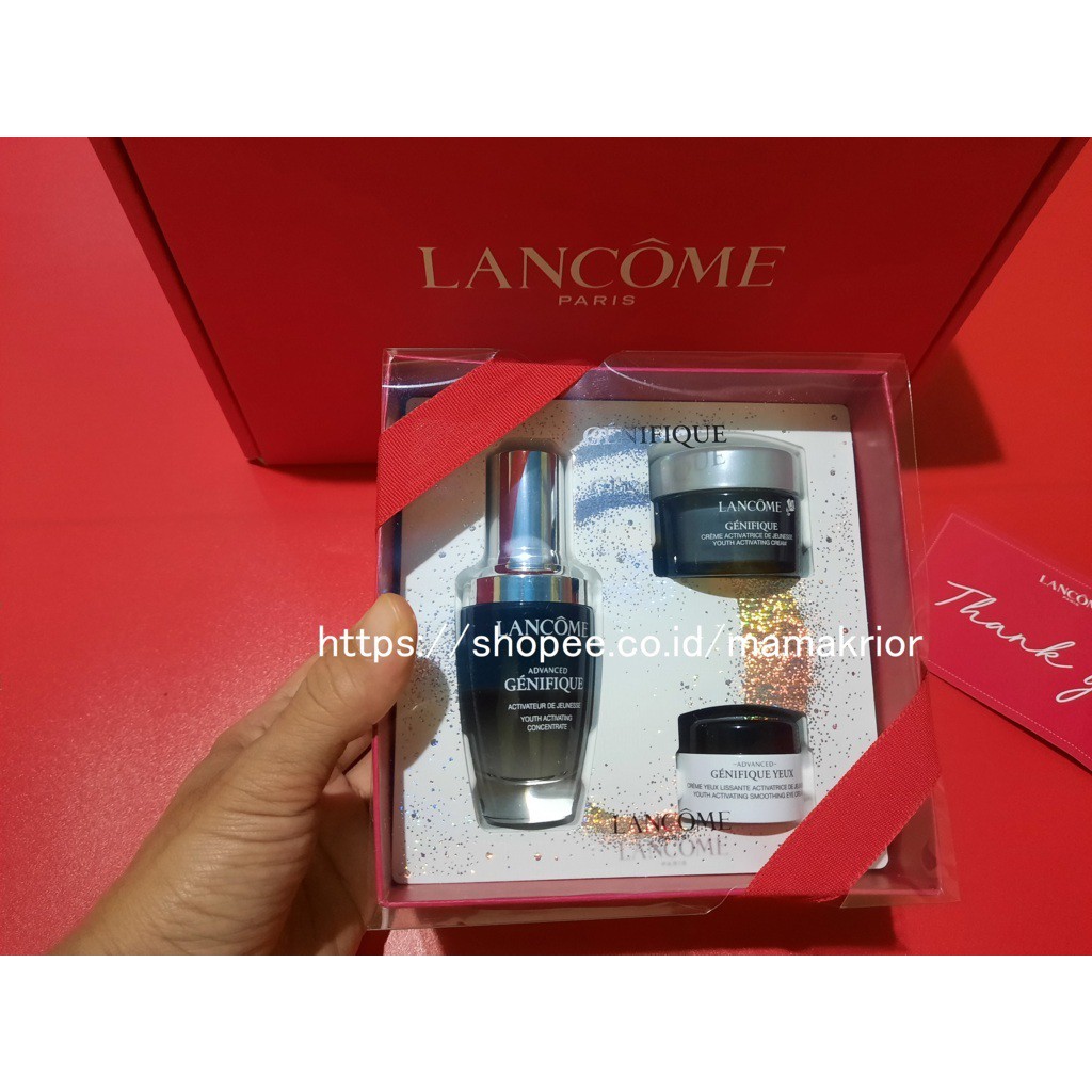 BPOM Exp Juli 2023. 30mL Lancome Advanced Genifique Serum Holiday Set