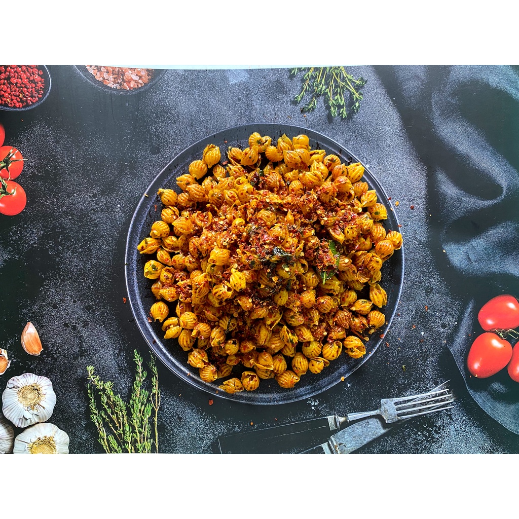 

Makaroni kerang bantat 1kg Extra Jeruk Nipis