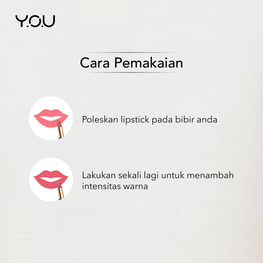 ✿ELYSABETHME✿ Y.O.U Supreme Lipstick Matte Tahan Lama mattee cair transferproof anti luntur