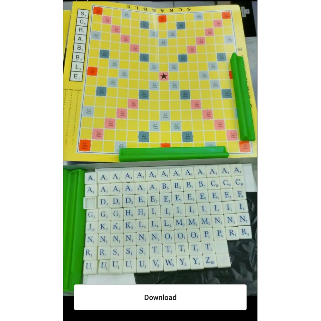 Promo Permainan Scrabble + Cara Bermain Bahasa Indonesia Stok Terbatas