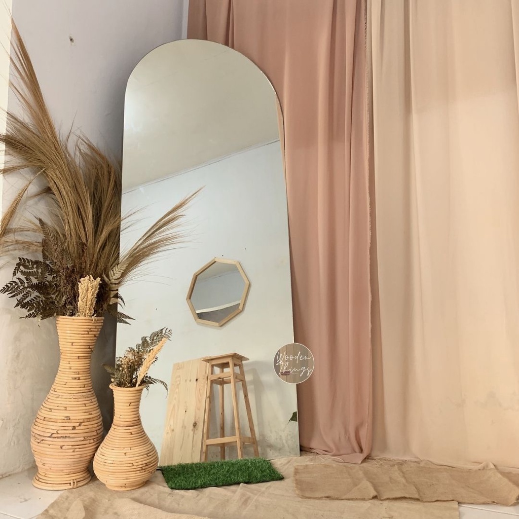 Arch Standing Mirror / Arch Mirror / Standing mirror Khusus Pengiriman Dalam Kota Makassar