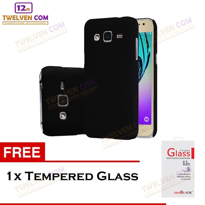 [FLASH SALE] Case Slim Matte Softcase Samsung J1 Ace - Free Tempered Glass