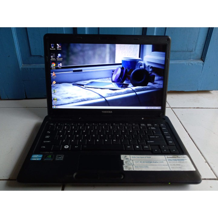 Toshiba Satellite Pro C640 4GB 320GB Gaming Editing Desain Intel Core i3 Sandy NVidia GeForce 512MB