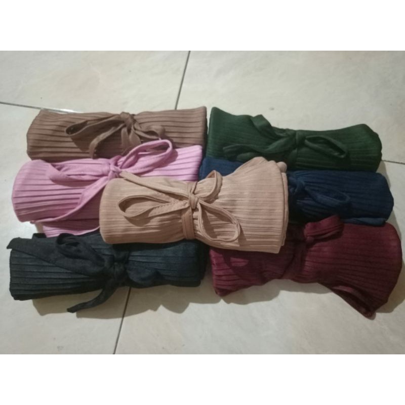 Bergo Maryam Full Plisket Lidi Bahan Hyget Premium-3
