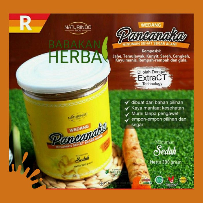 

Wedang Pancanaka - Minuman Jahe Kunyit Temulawak - Obat Lambung - Maagh - Mual - Masuk Angin