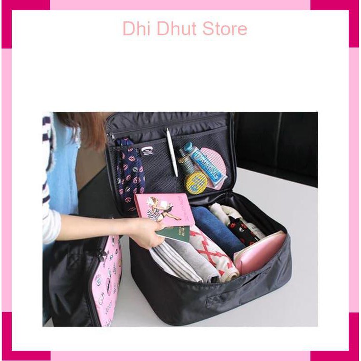 Tas Koper Jinjing Trunk Luggage Travel Organizer Bag kecil
