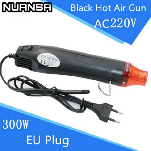 220V Listrik Hot Air Gun/Heat Gun dengan Stand cocok untuk DIY Alat Heat Gun