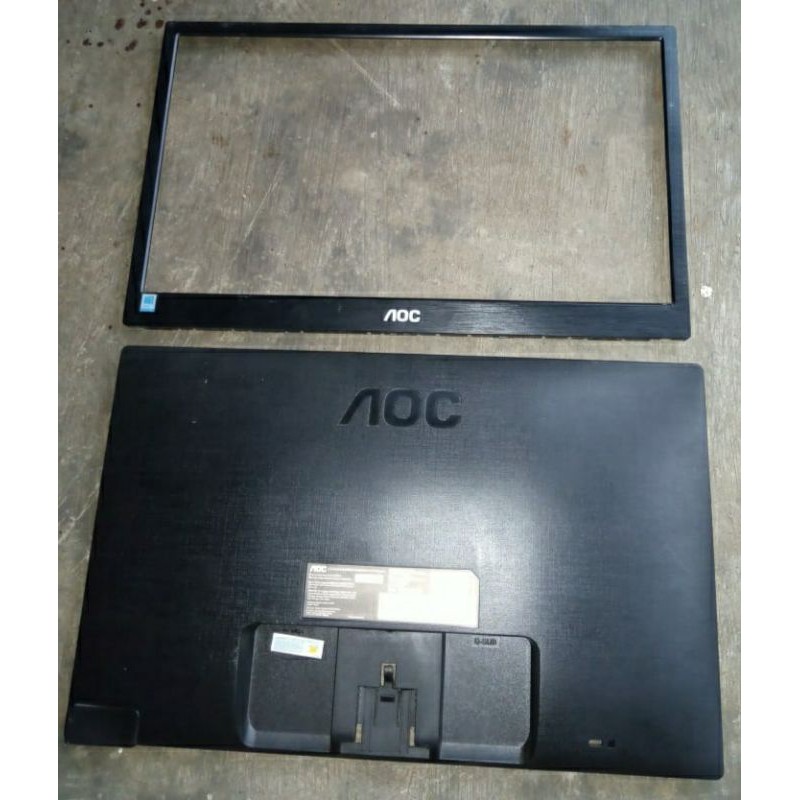casing depan belakang monitor lcd Aoc E1670Sw (bekas)