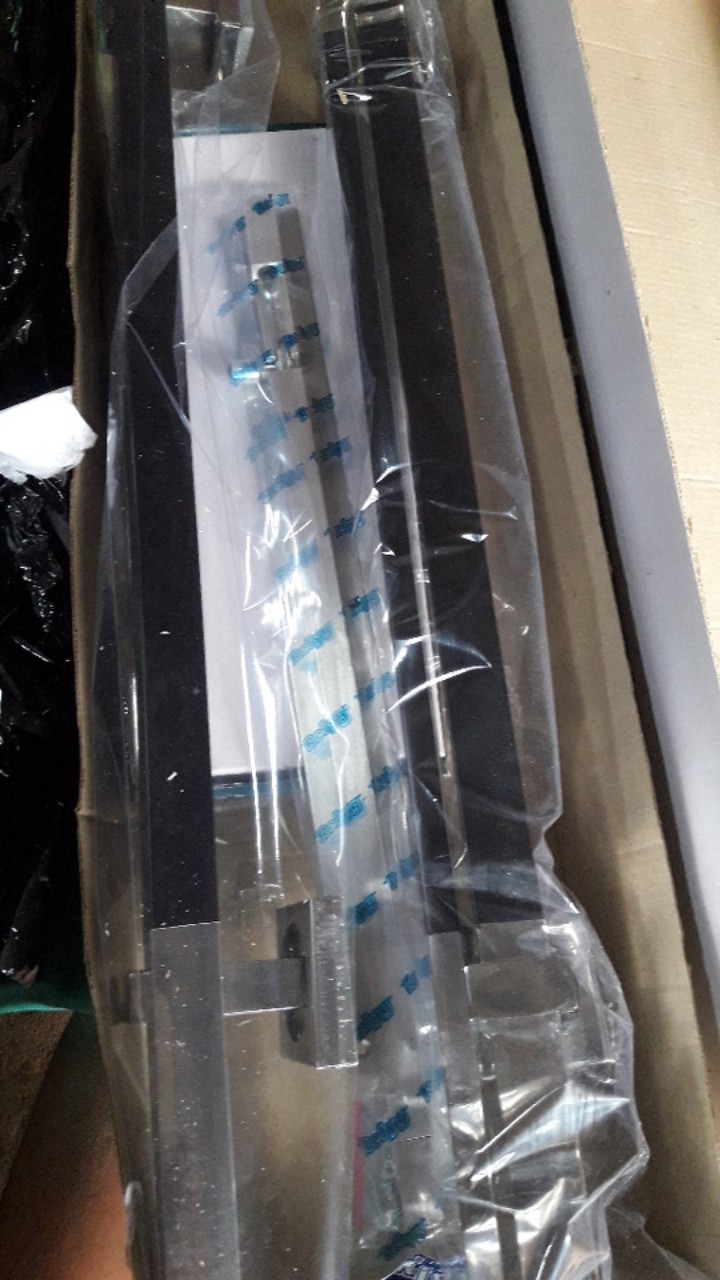 Handle Pintu Rumah Twin M 60 Cm Kayu Gelap Mahoni Maron Kotak Tarikan Pintu Gagang Pintu Kunci Pintu