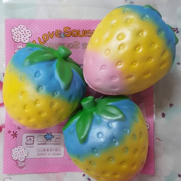 "Squishy Strawberry Rainbow"