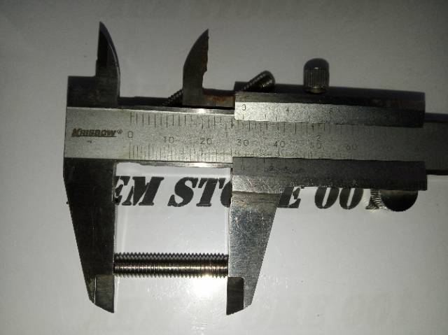 L tanam M6 x 30 (3cm) stainless 304