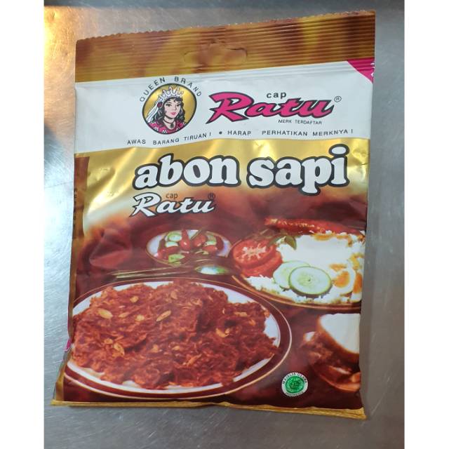 

Abon Sapi Cap Ratu Queen Brand 90gr