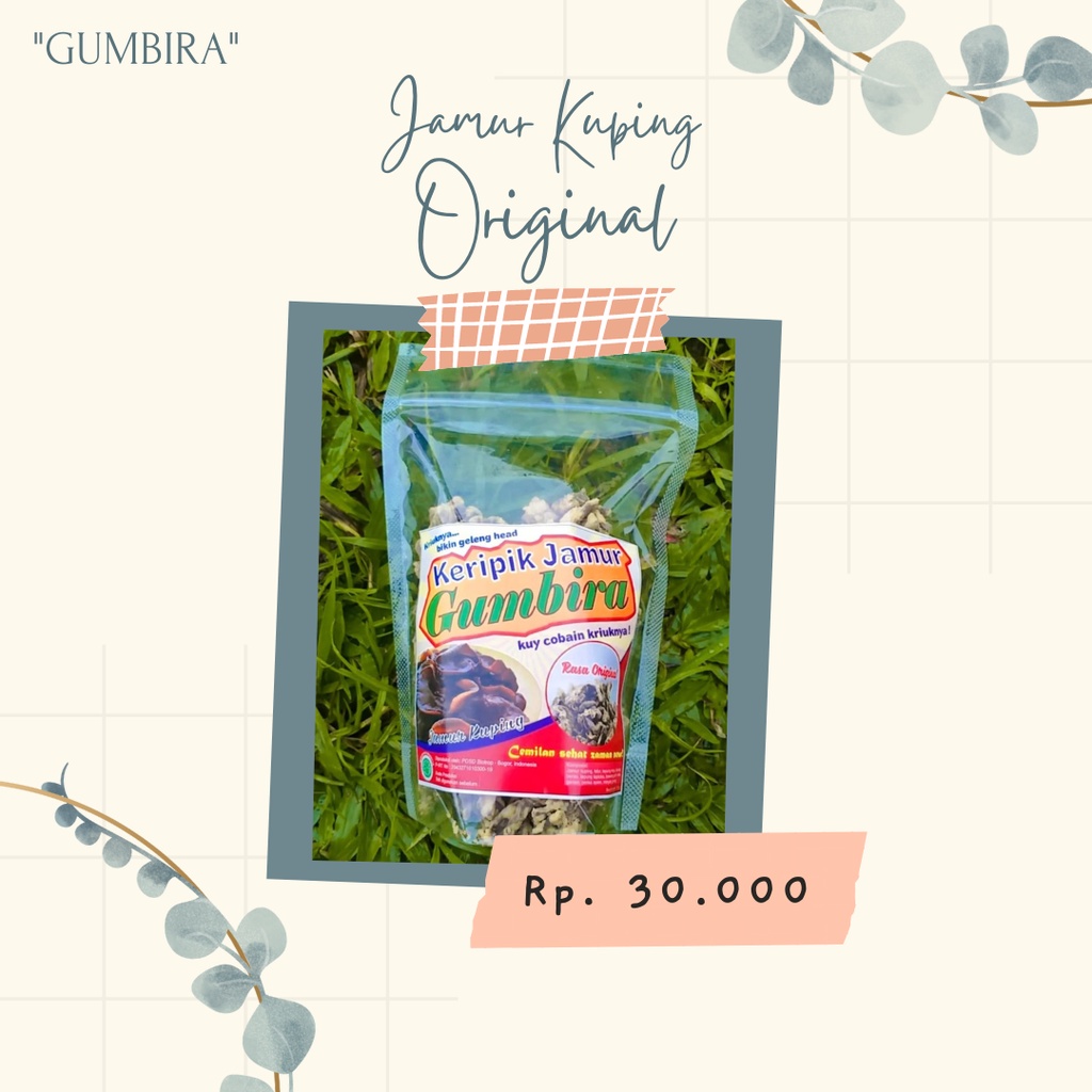 

-Gumbira- Keripik Jamur Kuping (Original)