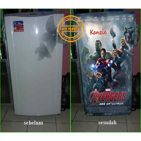 STIKER KULKAS SUPERMAN