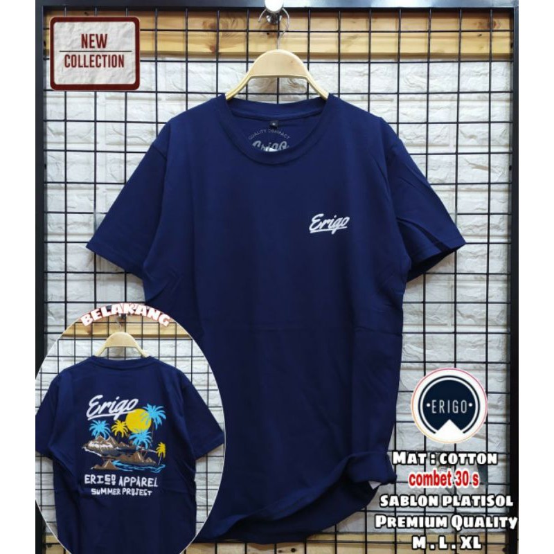 kaos erigo original / erigo apparel/ kaos distro pria wanita / kaos erigo pantai/kaos erigo terlaris