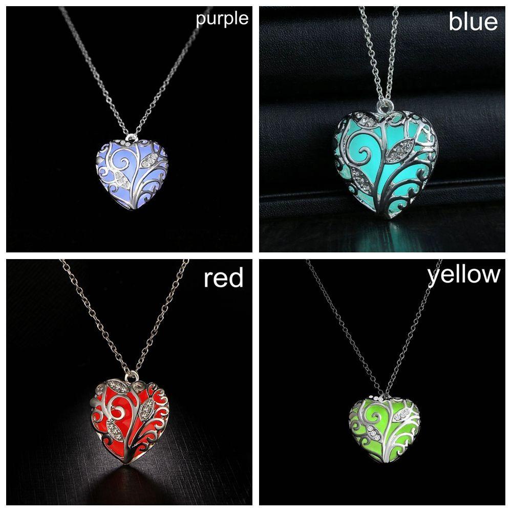 Lily Kalung Fashion Peri Ajaib Glow In The Dark Berlian Imitasi Liontin