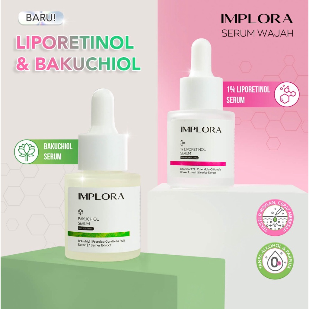 IMPLORA SERUM BAKUCHIOL &amp; LIPORETINOL 20ML