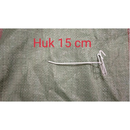 Cantolan Ram Kawat Putih 15cm Harga/12pc - Gantungan Aksesoris Hook Ram