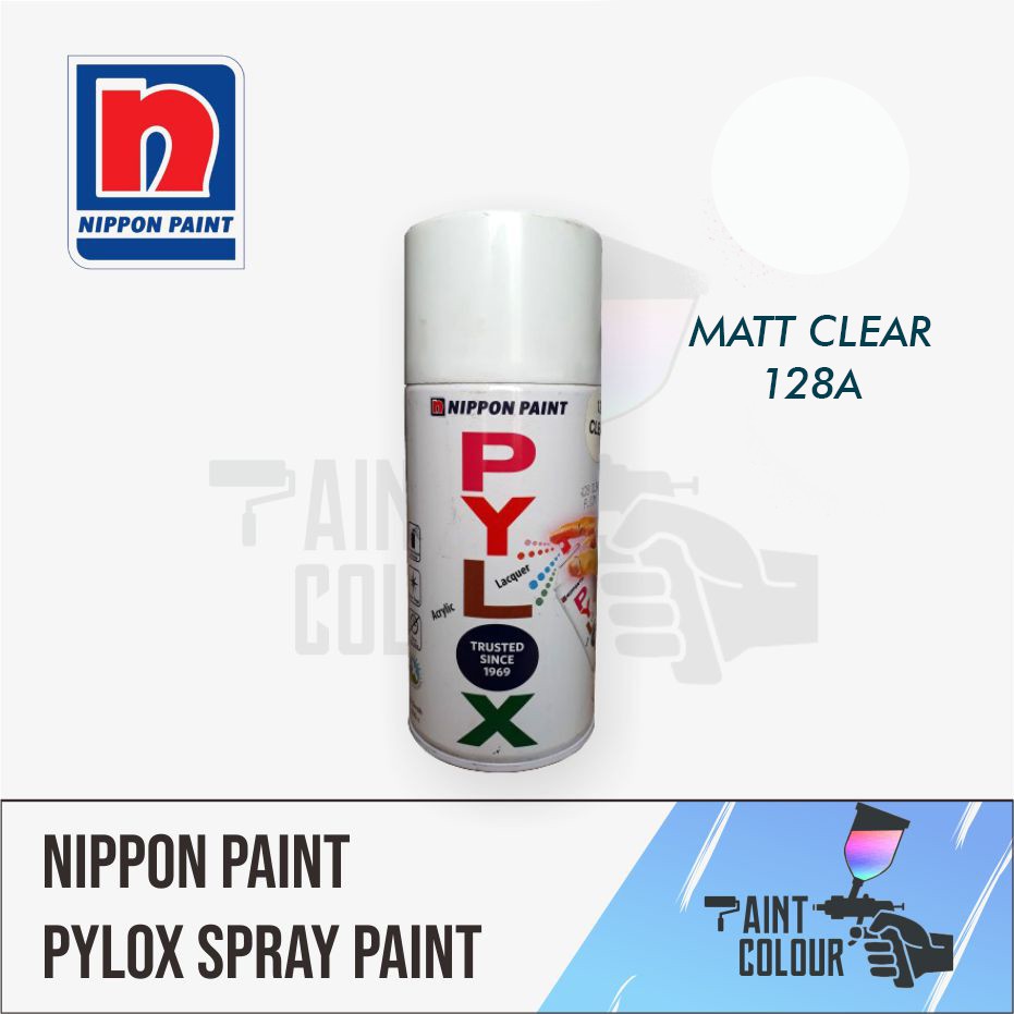 Pylox 128A Matt Clear Cat Semprot/Pylox/Samurai Motor/Helm/Gundam