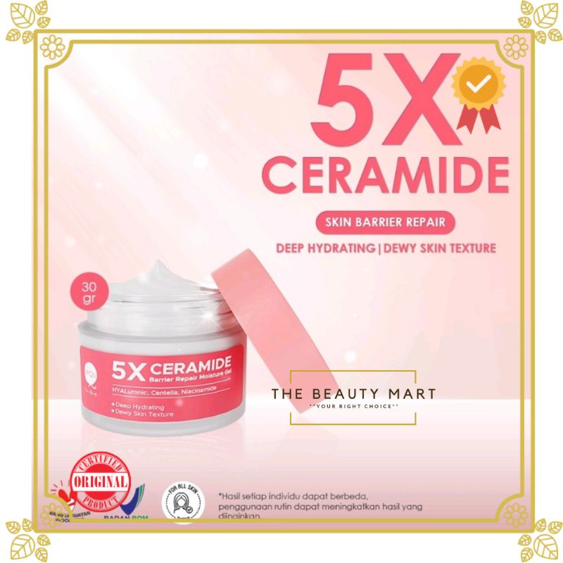 PIPIQIU 5X Ceramide Barrier Moisture Gel 30ml