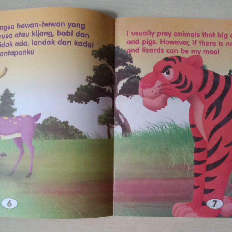 Buku Dongeng Cerita Harimau Seri Mengenal Hewan