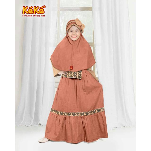 BAJU MUSLIM SARIMBIT KEKE GAMIS ANAK PEREMPUAN GM SR 181908