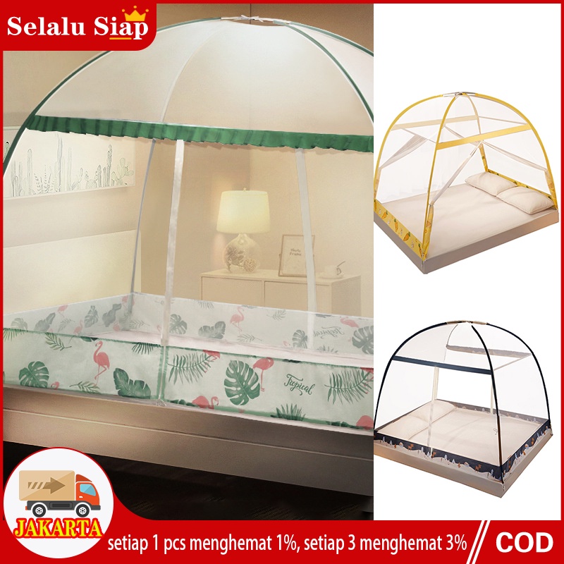 200*200CM Kelambu Lipat/Tidur Kelambu Tenda original Portable Mudah di Lipat Anti Nyamuk 1.8M/2M Mosquito Net