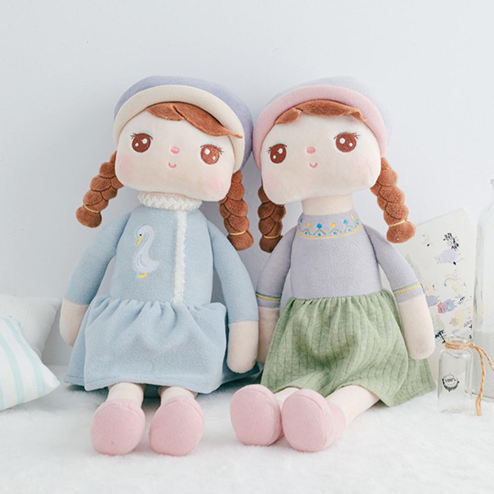 Timekey Metoo Angela Morandi Mainan Boneka Stuffed Plush Bayi Perempuan Dengan Dress Untuk Hadiah Anak H8N2