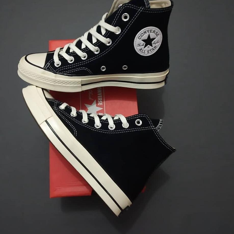 LANGSUNG KIRIM.. Sepatu Converse All Star Original 100% Import Sepatu Sekolah High Putih Hitam Pria 