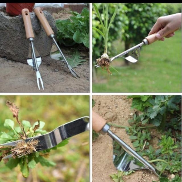 Garden Hand Weeder tool fork multifungsi alat cocok tanam gardener kit