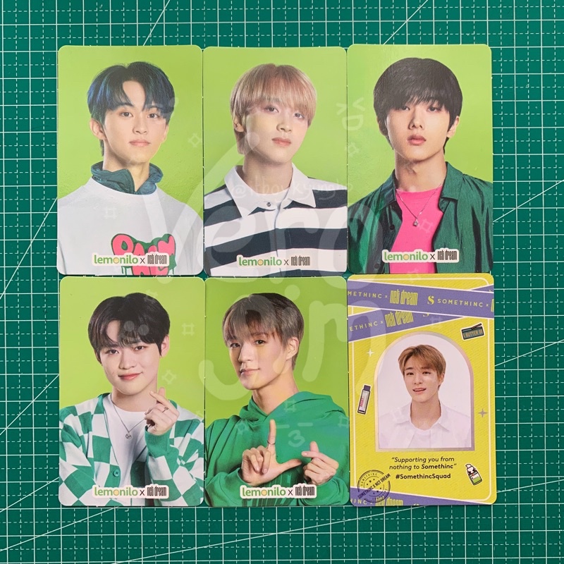 BUNDLE Photocard NCT Dream Lemonilo Jeno Jisung Mark Haechan Somethinc holo pc