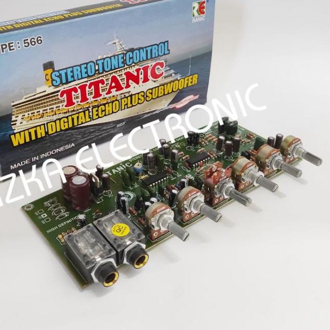 ✈ Kit Tone Control Stereo Mic Echo Plus Subwoofer ✾