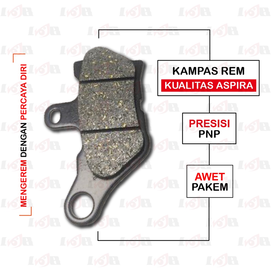 ASPIRA Disc Pad Mio Lama Pertama Kampas Rem Cakram Depan Yamaha 5TL