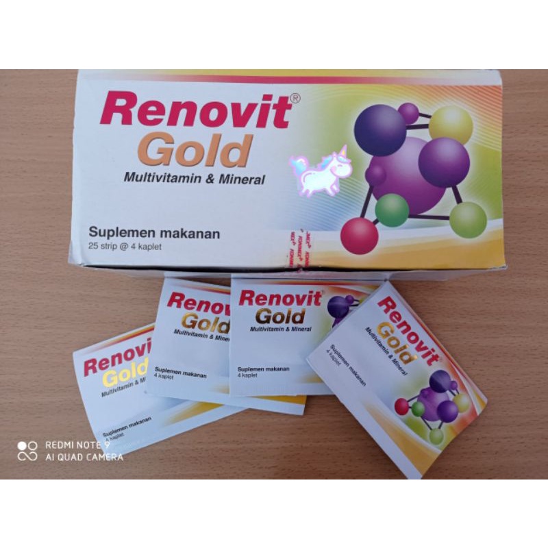 RENOVIT GOLD multivitamin & Mineral isi 4