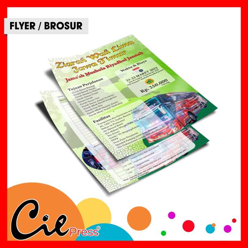 Jual BROSUR FLYER SELEBARAN POSTER UMKM UKURAN A5 A4 DESAIN CUSTOM ...