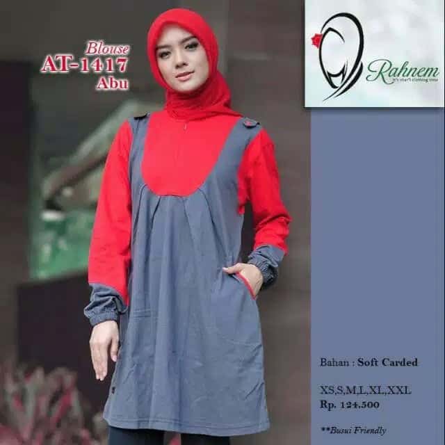 ATASAN MUSLIM WANITA / RAHNEM AT - 1417 / FASHION MUSLIM