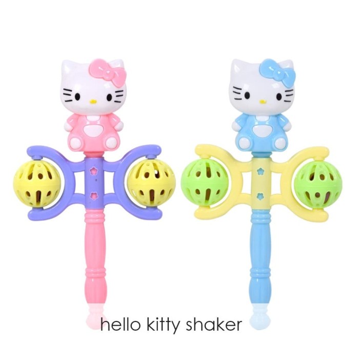 Mainan Anak bayi kerincigan lucu hello Kitty / mainan bayi hello kitty shaker