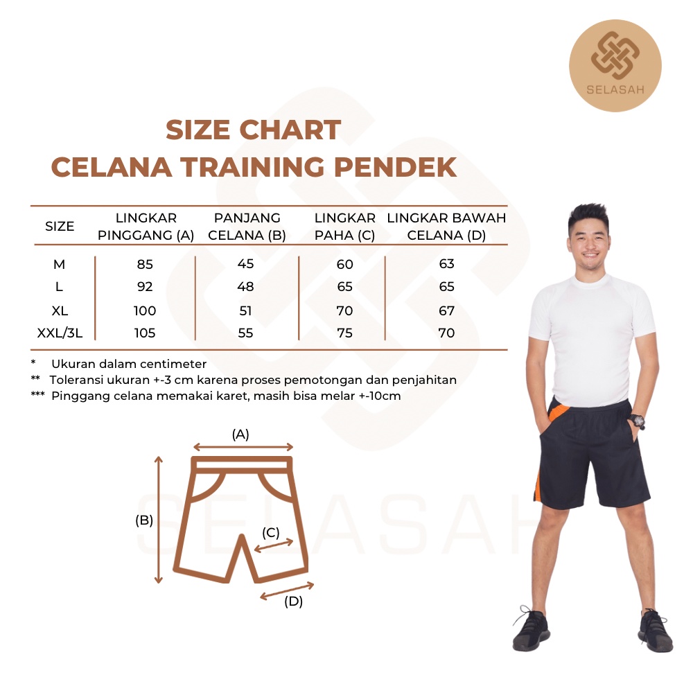 Celana Running / Olahraga / TES TNI POLRI / Celana Futsal / Badminton Model Polos Putih Bersih-1
