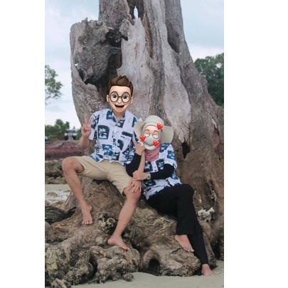 (STOK TERBARU) ( BISA PILIH MOTIF ) Kemeja Surfing | Hem pantai | kemeja distro | baju pantai  | kem