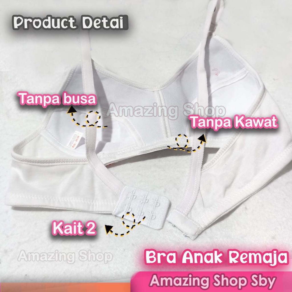 Bra BH Pelajar Remaja Sport Bra Tanpa Busa Kawat Murah Amazing Shop SBY