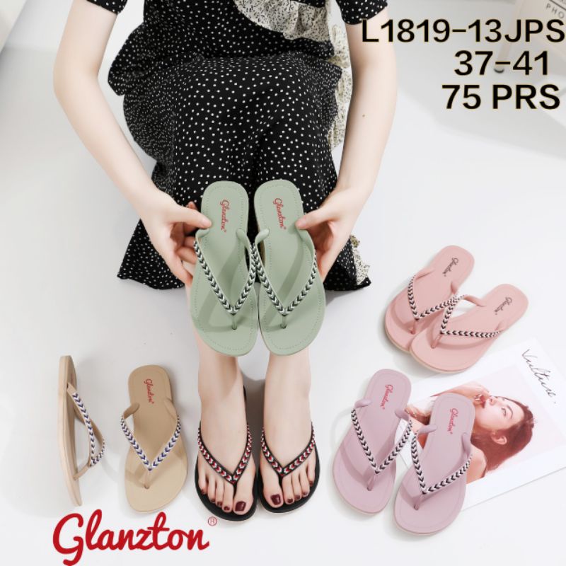 sandal glanzton 1819-13PANAH sandal jepit jelly wanita motif panahh