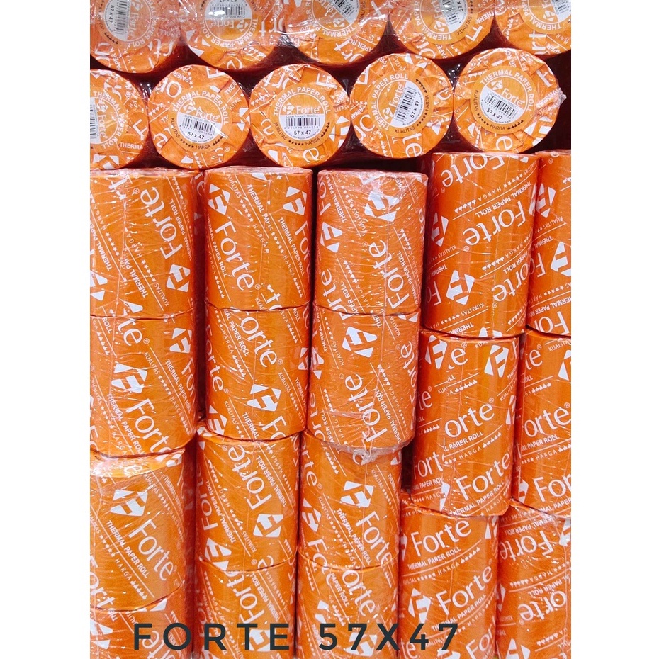 

Kertas Thermal Forte 57x47 / KERTAS THERMAL EDC MINI PRINTER BLUETOOTH 57X47