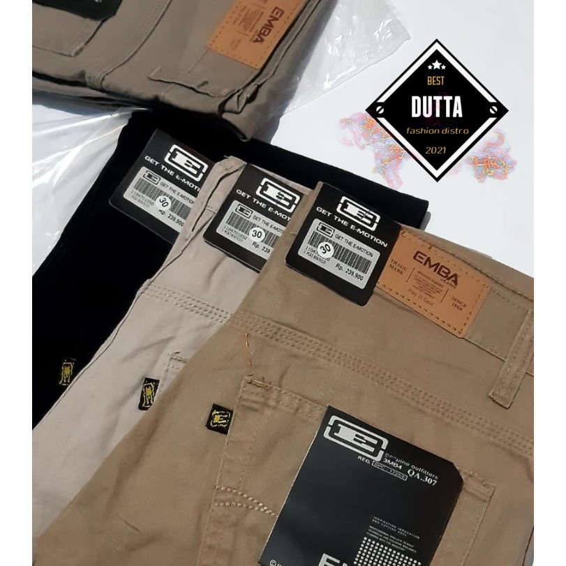 style celana pria- EMBA KANVAS celana emba panjang pria standard celana canvas bukan jeans chino