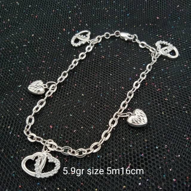 Gelang Emas 17 K - Putih  5.9gr Kadar 750 - 2762