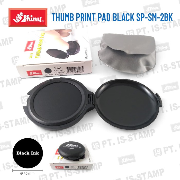 

Dijual Shiny Thumb Print Pad Black SP SM 2BK Diskon