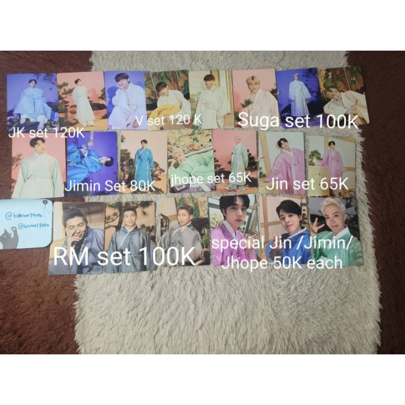 Sharing BTS Photo Card Dalmajung 2021