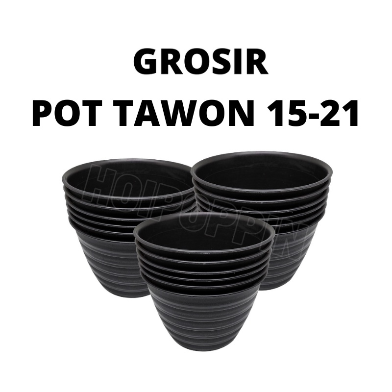 GROSIRAN ( Baca deskripsi )-POT TAWON HITAM - POT BUNGA - POT TAWON - POT TAMAN - POT - POT TANAMAN