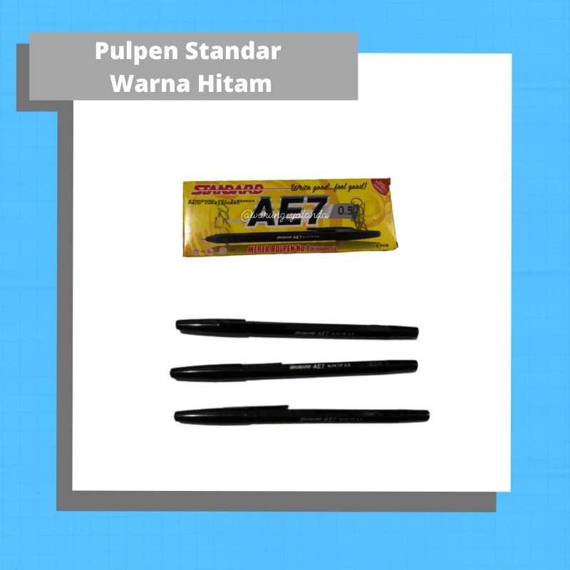 

Pulpen Standard Ae7 hitam