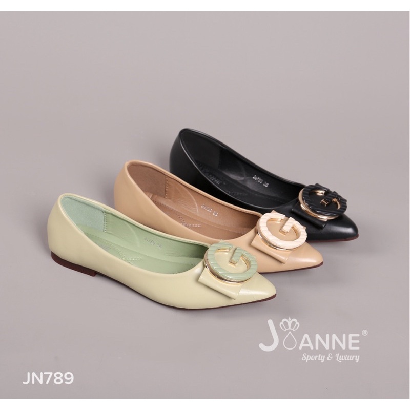 RESTOCK! [ORIGINAL] JOANNE Flat Shoes Sepatu Kerja Wanita #JN789